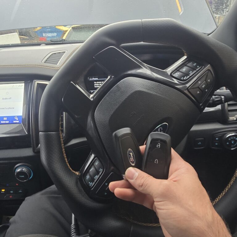 Ford Ranger spare key cut and programmed by NJS Auto Locksmith